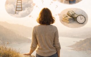 Mujer reflexionando sobre la autoexigencia, la comparación social y la sensación de no ser suficiente